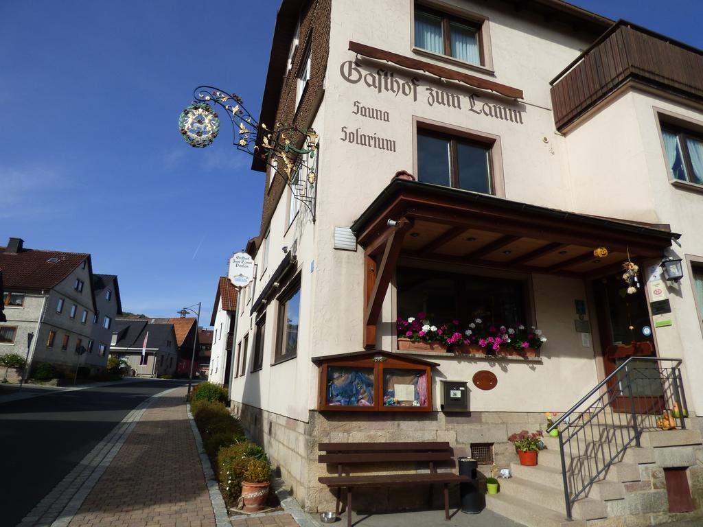 Pension Gasthof Zum Lamm Bischofsheim an der Rhön Esterno foto